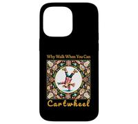 Girls Why Walk When You Can Cartwheel Christmas Cartwheeling Carcasa para iPhone 14 Pro MAX