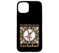 Girls Why Walk When You Can Cartwheel Christmas Cartwheeling Carcasa para iPhone 15 Plus