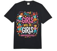 Girls Will Be Girls Funny Girl Quote Power Comfort Colors Adult Heavyweight T-Shirt
