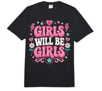 Girls Will Be Girls Funny Girl Quote Power Comfort Colors Adult Heavyweight T-Shirt
