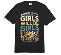 Girls Will Be Girls Funny Girl Quote Power Comfort Colors Adult Heavyweight T-Shirt