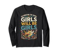 Girls Will Be Girls Funny Girl Quote Power Manga Larga