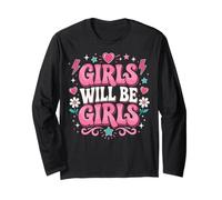 Girls Will Be Girls Funny Girl Quote Power Manga Larga