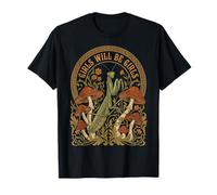Girls Will Be Girls Praying Mantis Art Nouveau Poster Camiseta