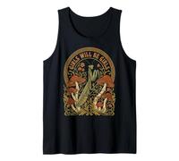 Girls Will Be Girls Praying Mantis Art Nouveau Poster Camiseta sin Mangas
