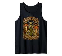 Girls Will Be Girls Praying Mantis Art Nouveau Poster Camiseta sin Mangas