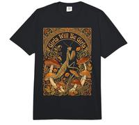 Girls Will Be Girls Praying Mantis Art Nouveau Poster Comfort Colors Adult Heavyweight T-Shirt