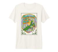 Girls Will Be Girls Retro Rezando Mantis Insect Groovy Art Camiseta Premium