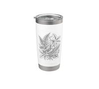 Girls Will Be Girls Rezando Mantis Botanical Cottagecore Vaso térmico de acero inoxidable de doble pared