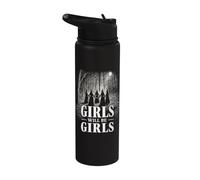 Girls Will Be Girls Witch Stainless Steel Insulated Water Bottle