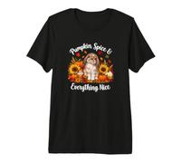 Girls Womens Mom Pumpkin Spice Mini Holland Lop Bunny Rabbit Camiseta Premium