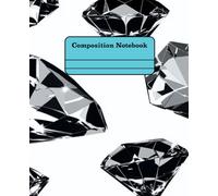 Girly Composition Notebook - Black Diamonds: 100 Pages · 7.25" x 9.75" · Bold, Unique, and Unapologetically Extra