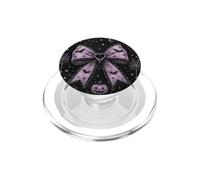 Girly Cute Spooky Coquette Halloween púrpura gótico Arco PopSockets PopGrip para MagSafe