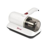 Girmi AP25 Vibra-Clean Aspirador y sacudidor de colchones, 300 W, 12 kPa, lámpara UV, Doble Filtro (Metal + HEPA), Almohadillas VibraWave, Elimina ácaros, alérgenos y Polvo, Ligero