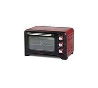 Girmi FE2000 - horno eléctrico, 1380 W, acero inoxidable, rojo