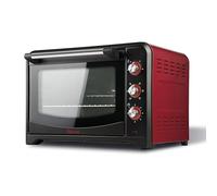 Girmi FE60 Horno eléctrico, 2000 W, 60 litros, Acero Inoxidable, Rojo