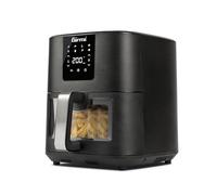 Girmi FG79 Freidora de Aire Ecofrit 9L, 1700 W, 9 Litros XXL, 8 Programas, Pantalla Digital, Libre de BPA/PFOA, Luz Interior, Temporizador, Recetario Incluido, Color Negro Mate