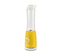 Girmi FR04 Batidora Smoothie Maker, 0,5 litros, 4 cuchillas inoxidable, sin BPA, funcionamiento Pulse, tapa de viaje y boquilla, amarillo/blanco