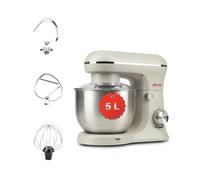 Girmi IM21W Batidora amasadora 5 L, 1500 W máx, 10 velocidades, Gesso