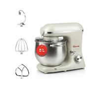 Girmi IM50W Batidora amasadora 8 L, 2200 W máx., bol inox, Beige Incanto