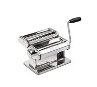 Girmi Máquina de pasta manual IM90 – Laminadora 15 cm, 9 grosores, 3 cortes, Acero inox