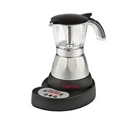 WeGeek - Cafetera eléctrica estilo italiano 400W, 3 tazas, con temporizador programable MC23 electric moka