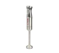 Girmi MX31 Mastro Blend Batidora de inmersión, 1500 W, 2 velocidades, motor CC, Vástago desmontable de acero inoxidable, Mango ergonómico, Vaso de 700 cc, Color Gris