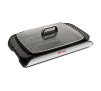 Girmi Parrilla Eléctrica BQ9100 Grill Y Barbacoa Negra Y Plateada