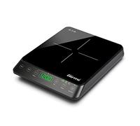 Girmi PI04 - Placa de inducción individual (2000 W, 10 potencias), color negro