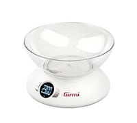 Girmi PS04 Báscula electrónica de cocina, 1,8 litros, color blanco