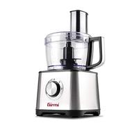 Girmi RB76 Mastro Girmi Robot Multifunción, 600 W, Cuerpo de Acero Inoxidable, Capacidad de 1200 cc, 2 Velocidades + Función Pulse, Doble Sistema de Seguridad en el Encaje, 7 Accesorios Incluidos