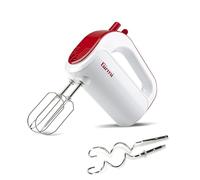 Girmi SB02 - Batidora eléctrica, 170 W, plástico, 5 velocidades, blanco y rojo