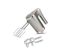 Girmi Sb42 Mastro Mix - Batidora eléctrica de 300 W, 5 velocidades, batidores para crema y claras de huevo, ganchos para masa de acero inoxidable, botón de emisión para látigos, color gris