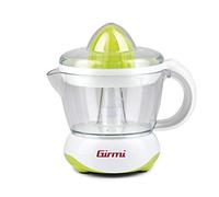 Girmi SR0203 Exprimidor de cítricos, 25W, capacidad 700cc, Doble copa para exprimir, Rejilla filtrante, Blanco/Verde