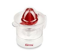 Girmi SR05 - Exprimidor, 25 W, capacidad 500 ml, rejilla filtrante, doble cono de prensado, totalmente desmontable y fácil de limpiar, blanco y rojo