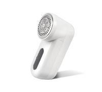 Girmi ST1201 - Quitapelusas con 6 Cuchillas de Acero Inoxidable, 2 velocidades, Carga en 3 Horas, Rejilla de 50 mm, Pinceles de Limpieza, Color Blanco