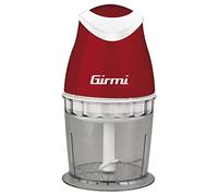 Girmi TR01 Picadora, 350 W, Cuchillas de Acero Inoxidable, Sistema de Seguridad, Función PULSE, Capacidad 500 ml, Rojo