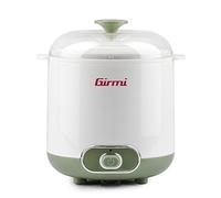 Girmi YG02 Yogurtera Eléctrica para Yogur Casero y Yogur Griego, Blanco y Verde