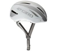 Giro adultos de la bicicleta casco aire ataque escudo 16, todo el año, unisex, color Varios colores - blanco/plateado, tamaño small