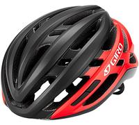 Giro Agilis Casco de Carretera - MIPS - In-Mold - Carcasa de EPS - Ajuste Regulable - Buena ventilación - para Todas Las Carreteras - Matte Black/Red, Talla: L