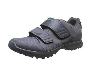 Giro - Berm, Zapatos de Bicicleta montaña Mujer, Multicolor (Titanium/Dark Shadow 12), 36 EU