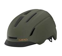 Giro Bike Unisex - Cascos de Bicicleta LED Caden II para Adultos, Matte Trail Green 22, S