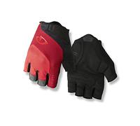 Giro Bravo Gel Bike Guantes Rojo/Negro Guantes Talla M 2019 Guantes de Bicicleta con Dedo Completo