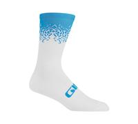 Giro Calcetines de ciclismo de lana merino de temporada para adultos, color azul ano/blanco (2024), talla XL