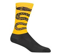 GIRO Comp Racer Calcetines, Serpiente Ocre, Medium Unisex Adulto