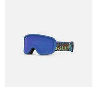 Giro Chico 2.0 - Gafas de esquí para niños pequeños, gafas de snowboard para niños y niñas de 2 a 4 años, correa azul Shreddy Yeti con lente gris cobalto