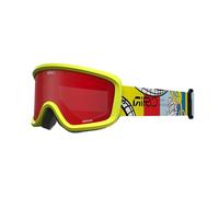 Giro Chico 2.0 - Gafas de esquí para niños pequeños, gafas de snowboard para niños y niñas de 2 a 4 años, robot amarillo, color escarlata ámbar