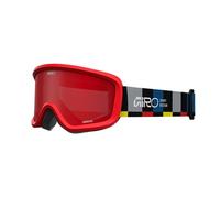 Giro Chico 2.0 - Gafas de nieve para niños (doble lente antivaho, acolchadas, compatibles con casco, tamaño pequeño), color negro y ámbar