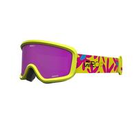Giro Chico 2.0 - Gafas de nieve para niños (doble lente antivaho, acolchadas, compatibles con casco, tamaño pequeño), color amarillo y rosa