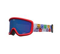 Giro Chico 2.0 - Gafas de nieve para niños (doble lente antivaho, acolchadas, compatibles con casco, tamaño pequeño), color gris cobalto